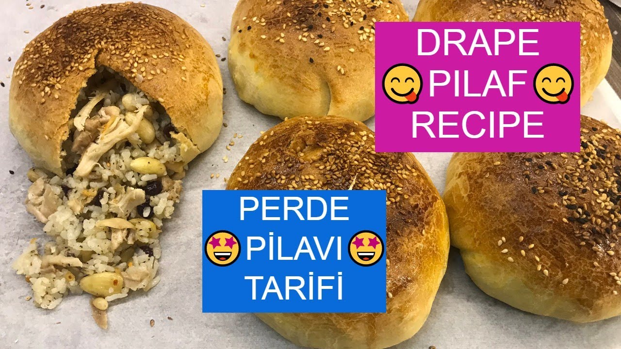 Drape Pilaf (Wedding Pilaf) Recipe 😋 Rice Under the Drape 😍 Perde