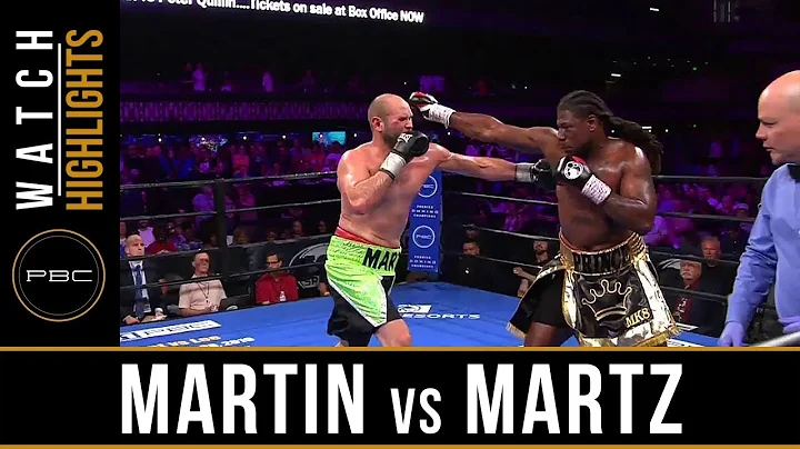 Martin vs Martz HIGHLIGHTS: July 13, 2019 - PBC on...