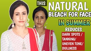 This *NATURAL BLEACH FOR FACE * In Summer Reduces Dark Spots,Tanning,/Skin Brightening Face Bleach