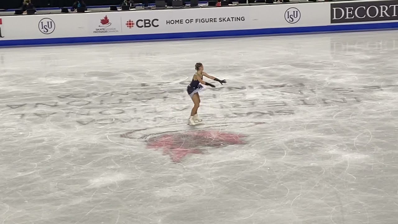 Alena Kostornaia, Free Program, 2021 Skate Canada International.