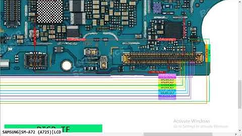 Samsung A72 SM A725 LCD Black No Lcd Grapic Problem Hardware Solution
