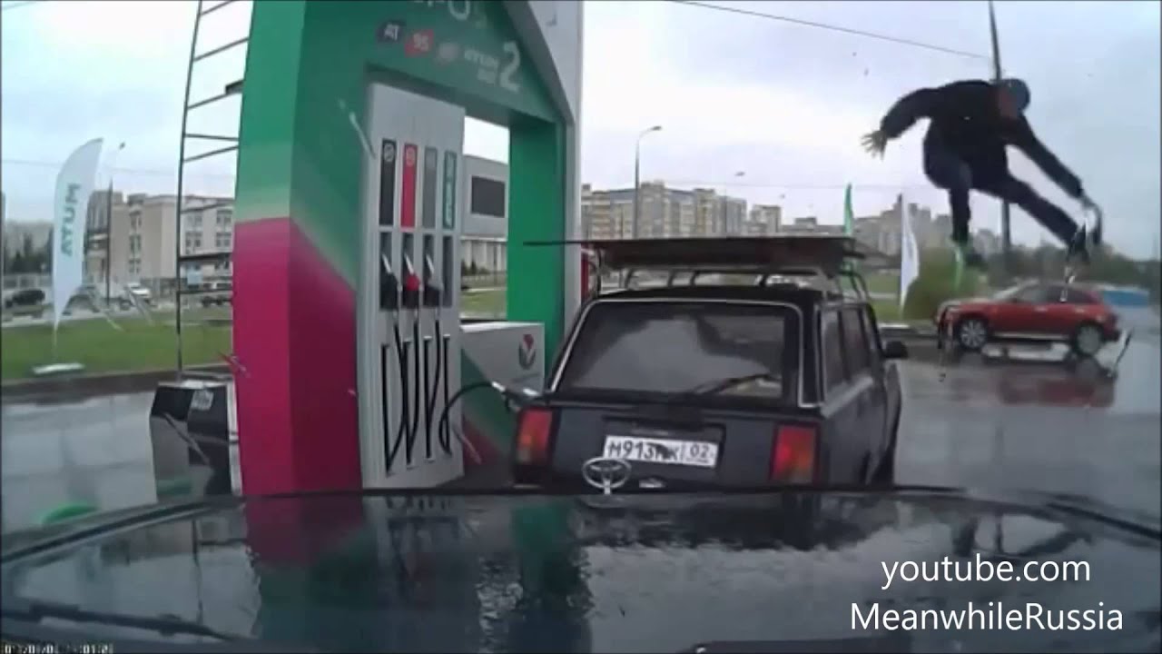 Dancing Gas Station Attendant YouTube