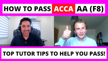 How to pass ACCA AA (F8) - Top tutor exam tips from Shameed Abraham | ACCA Audit & Assurance