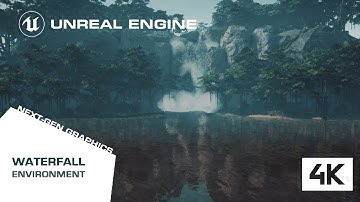 Waterfall Environment | Next-Gen Graphics Unreal Engine