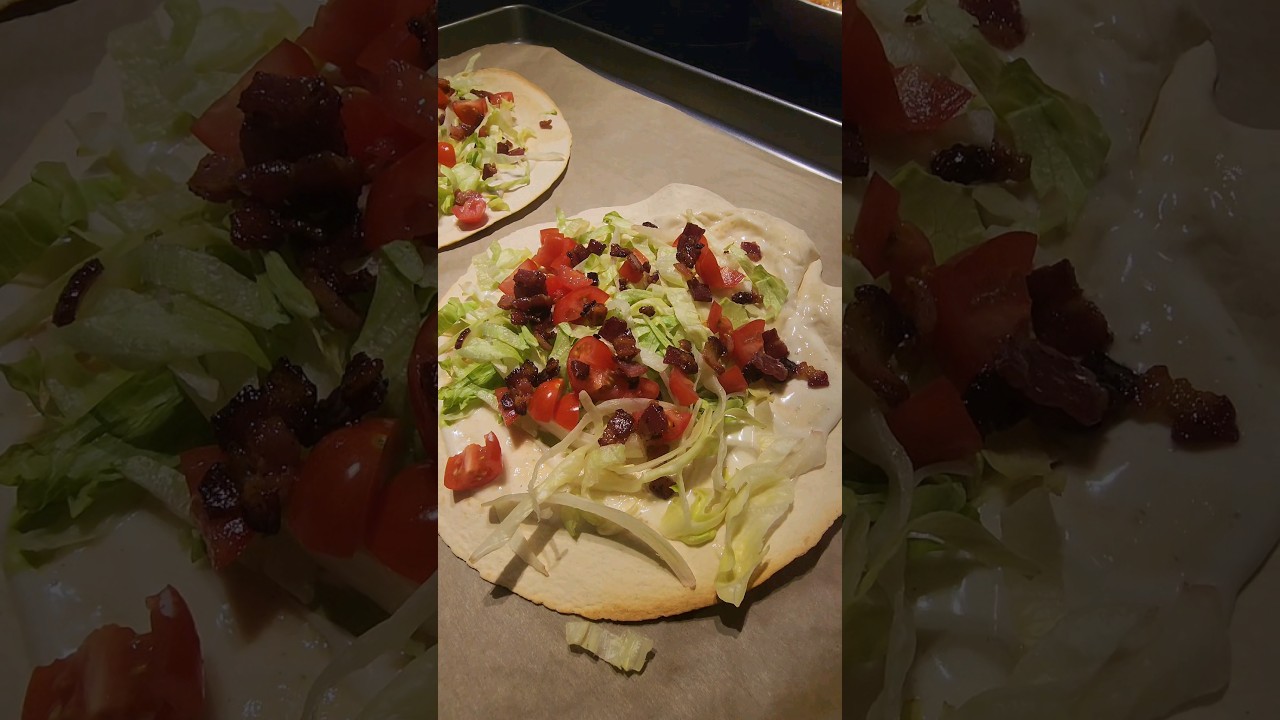 BLT PIZZA 🥓🥬🍅🍕 (easy & low carb)