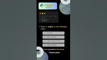 Day 2 out of 100 days python quiz. #python #shortfeed #trending #viral #pythonquiz #shorts #viral