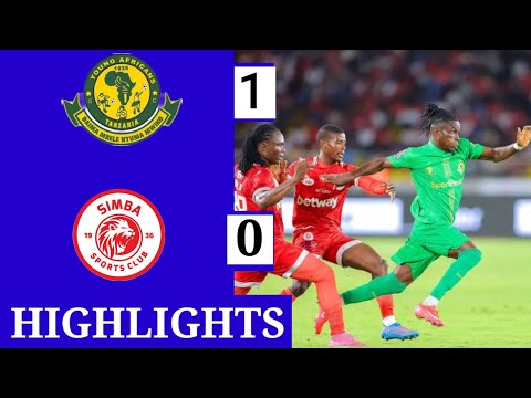 YANGA SC VS SIMBA SC HIGHLIGHTS 1 0 NGAO YA JAMII