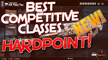 Best Competitive Classes Hardpoint! JULY 2016 (Call of Duty Black Ops 3 Competitive Tips and Tricks)