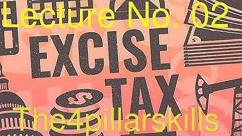 Federal Excise Act 2005 Section 05 to Sect 09. Inspector Inland Revenue Exams Preparation. FBR jobs