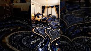 NSANE 3D Glowing Hearts Epoxy Floor Transformation! 💙✨ ASMR