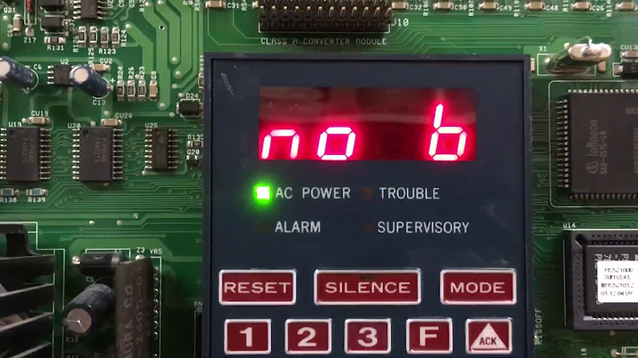 Putting a FireLite MS-5210UD into a battery trouble