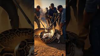 Giant Python Attacks Dog | Incredible Rescue Caught on Camera!