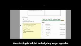 Make & Circulate a professional meeting agenda in minutes!