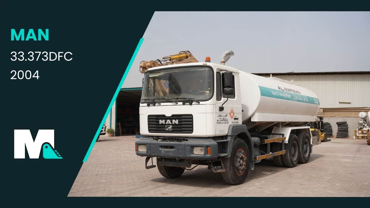 Man 33.373DFC 6x4 Water Truck | 2004