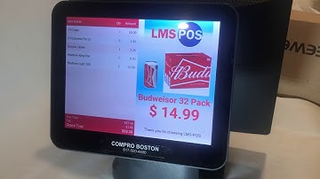 LCD Customer Display for LMS-POS for Liquor Store, Convenience Store, Grocery store and Super Market