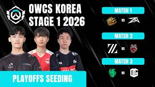 OWCS Korea Stage 1 LCW + Seeding - Day 3 (+ OWCS China Playoffs)