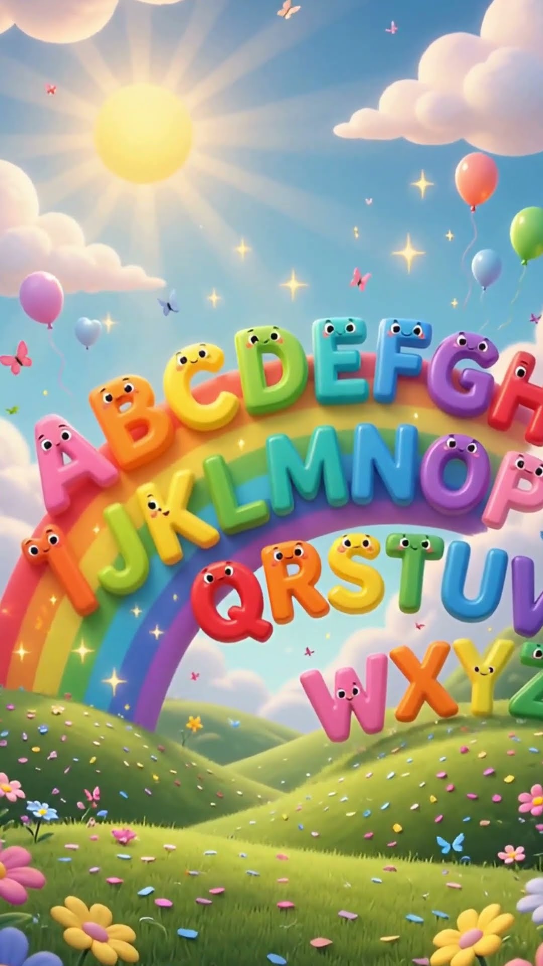 ABC Phonics 🔤 Capital & Small Letters W-Z | Learn Alphabet