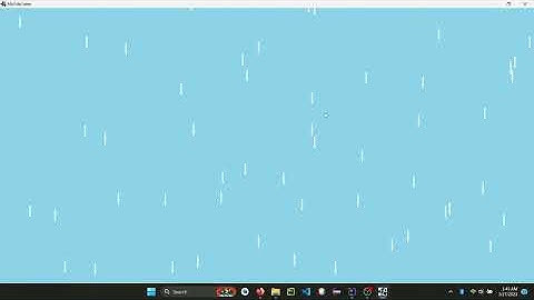 Rainfall in Java (LibGdx)