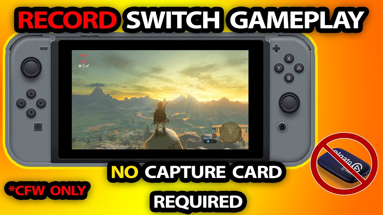 How To Record Your Nintendo Switch Without A Capture Card Modded Switch Youtube