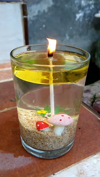 Lilin air dan minyak goreng