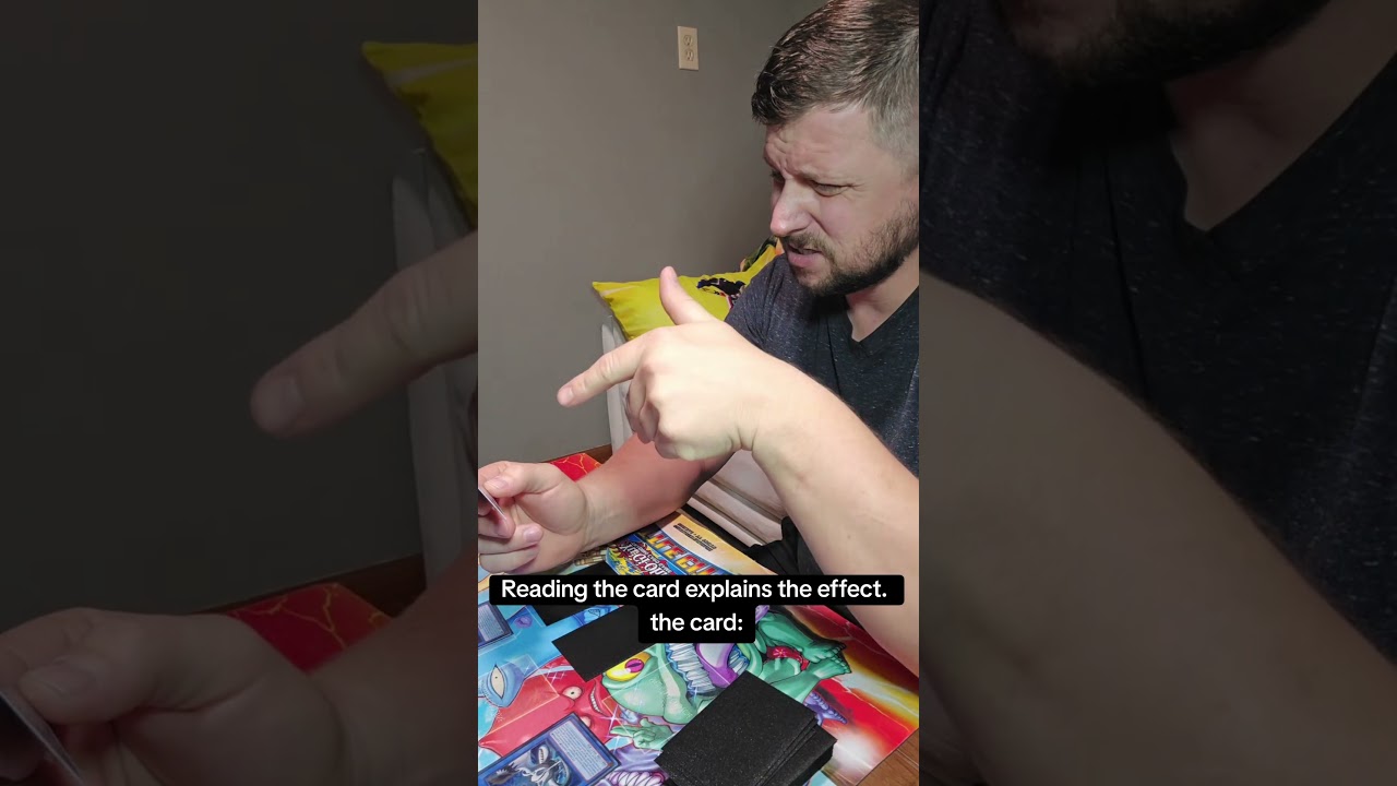 The real misplay was not reading.