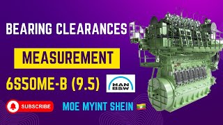 [MAN-B&W] MAIN ENGINE Bearing Clearances Measurement | Marine Engineering | Technical Vlog : 027