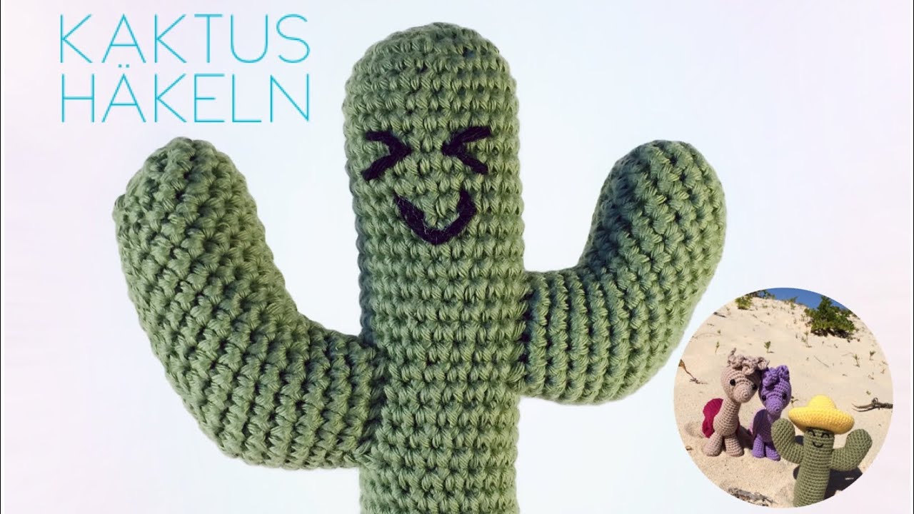 Lustigen Kaktus häkeln