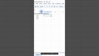 IMSUB Function in Google Sheets — Formula #317 of 500 #Shorts