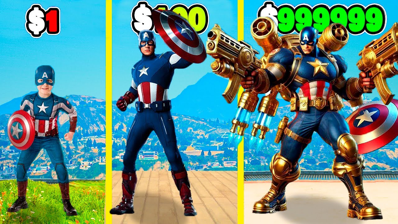 КАПИТАН АМЕРИКА КЕДЕЙДЕН БАЙҒА АЙНАЛДЫ (GTA V)