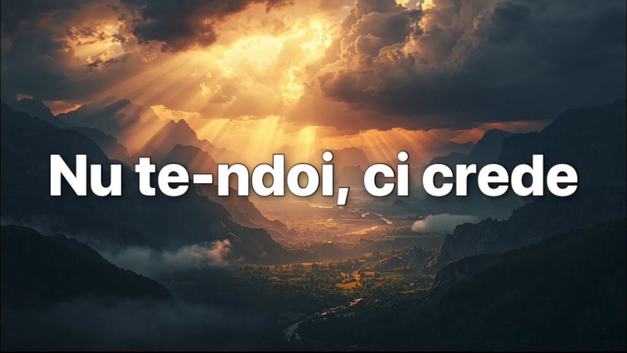 Nu te-ndoi, ci crede (Cover)