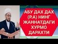 АБУ ДАХ ДАХ Р А ЖАННАТДАГИ ХУРМО ХАКИДА НУРИДДИН ХОЖИ