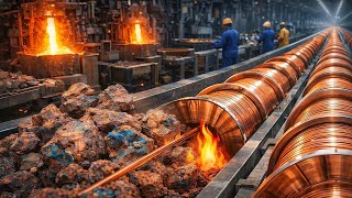 Inside The Copper Industry From Rock To Electrical Wire  Manufacturing Process