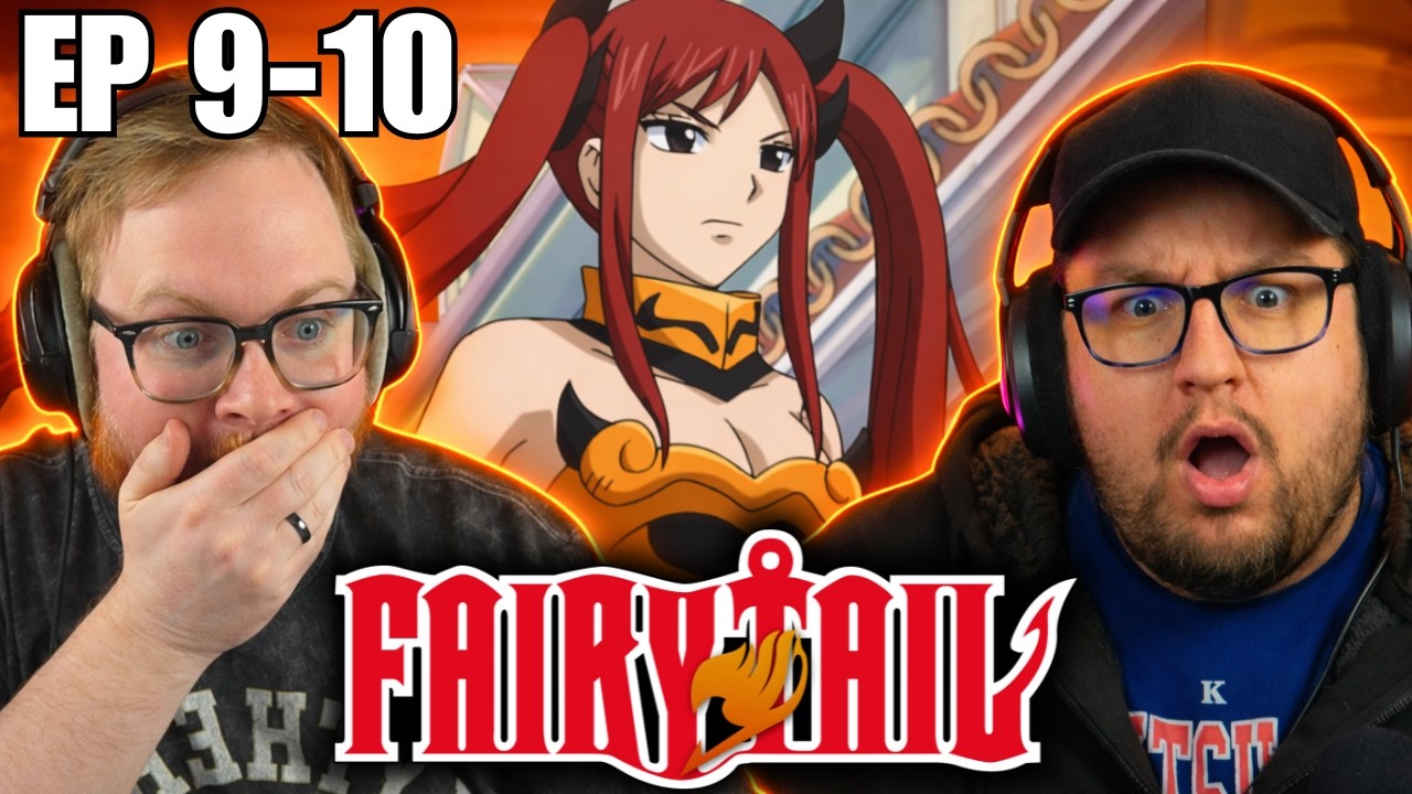 Мы впервые реагируем на 9-10 серии Fairy Tail!!!