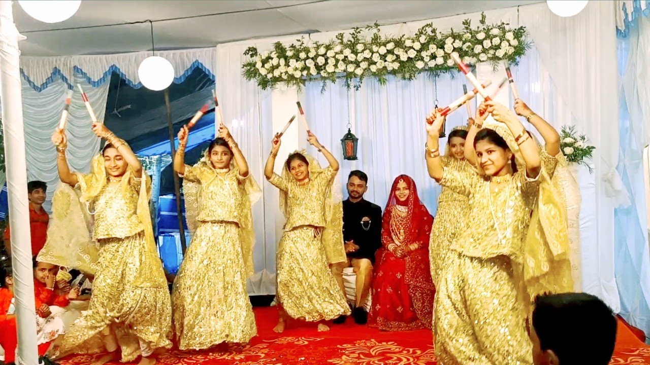 Wedding Dance പൊളിച്ചടക്കി മക്കൾസ് 🥰 | NIFI & ASI❤️ wedding |#wedding #oppana #kolkkali