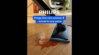 Clean floors in one easy pass with Philips OneUp electric mop @PhilipsHomeLiving