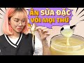 Misthy ăn tất cả mọi thứ với SỮA ĐẶC. Món ăn tuổi thơ!!! || FOOD CHALLENGE