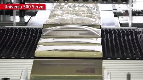 Shrink Wrapping Boxes of Chocolates (Kallfass Universa 500 Servo High Speed Shrink Wrap Machine)