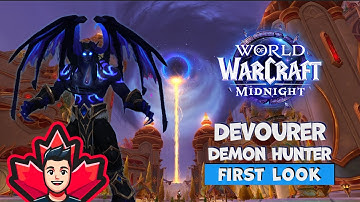 DEVOURER DEMON HUNTER FIRST LOOK! TALENTS, HERO TALENTS + GAMEPLAY! MIDNIGHT ALPHA