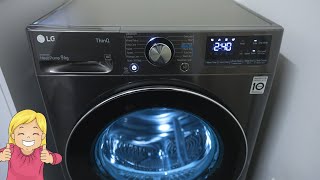 LG Heat Pump Clothes Dryer Demo " Worth It "