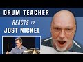 Drum Teacher Reacts to Jost Nickel  - Drum Solo