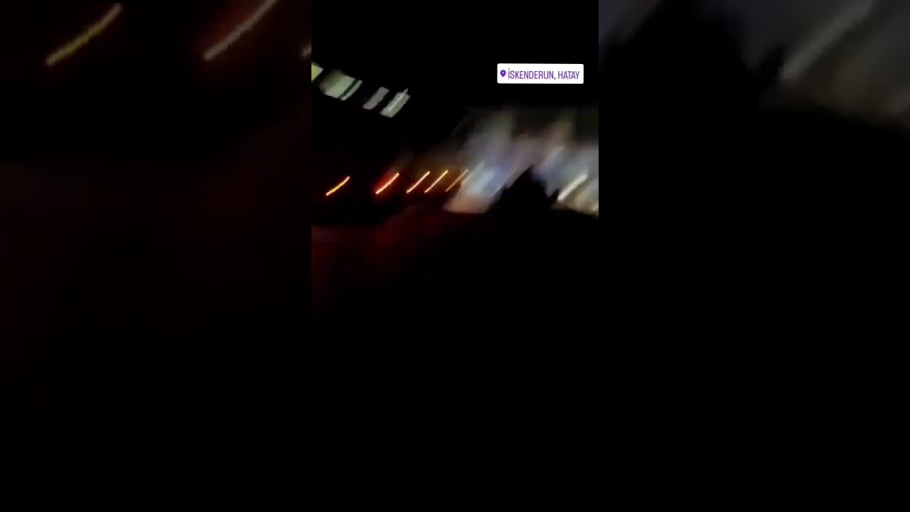 M7.8 Earthquake Shakes Bus Station in İskenderun, Hatay, Türkiye