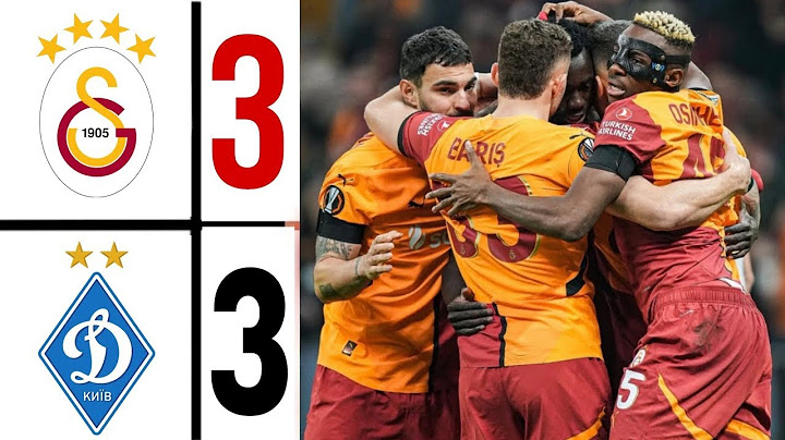 Galatasaray 3-3 dynamo Kiev