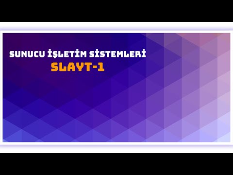 SUNUCU İŞLETİM SİSTEMLERİ(SLAYT1)