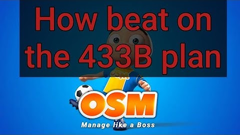 How beat on the 433B plan in OSM