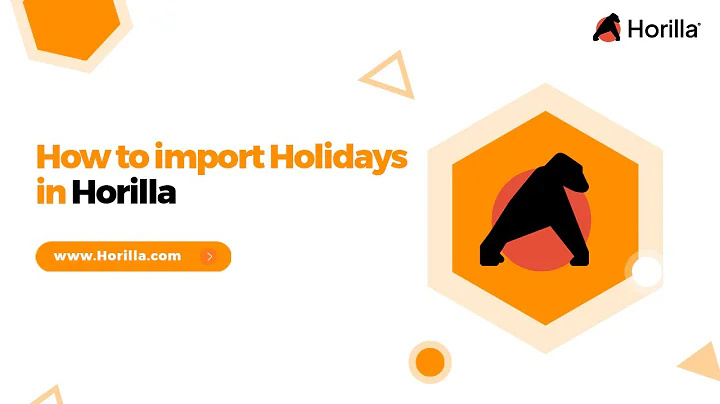 How to Import Holidays in Horilla HRMS | Free HRMS Software | Open Source HR Software | Free HRIS