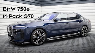 BMW 750e M-Pack G70 | Maxton Design Splitter Set | Presentation #332