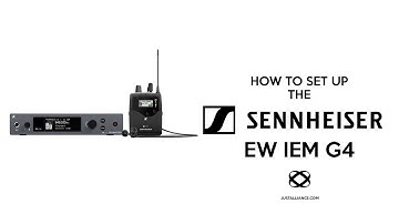 Sennheiser EW IEM G4 Tutorial (How-To, Unboxing, Set-up, Sync)