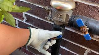 How to easily turn on an irrigation or sprinkler system after winter