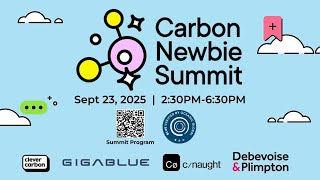 Carbon Newbie Summit NYC '25 Livestream