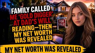 Family Called Me 'Gold Digger' At Dad's Will Reading—Then My Net Worth Was Revealed